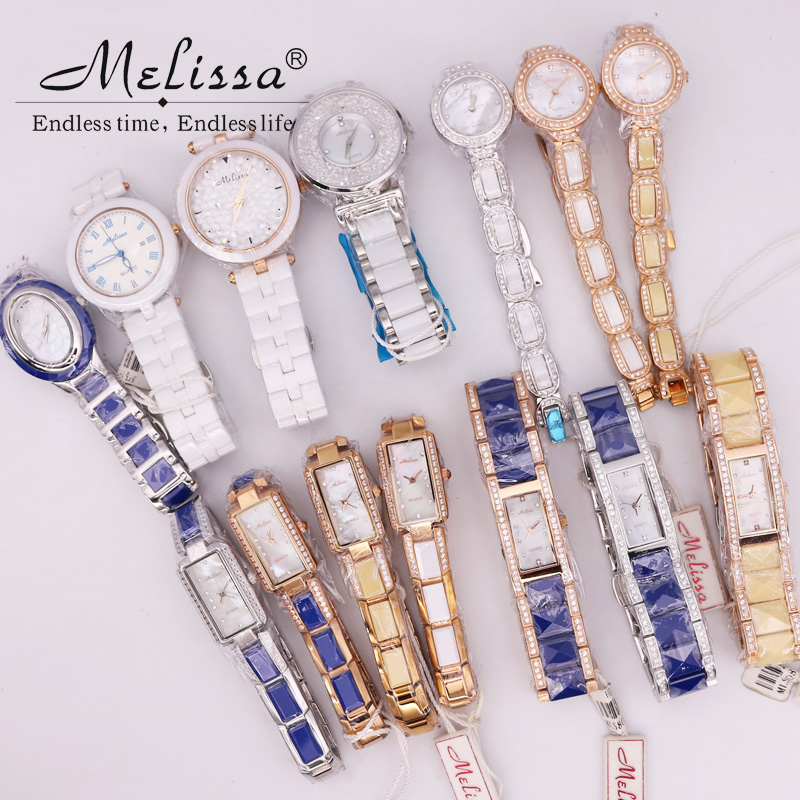 Luxury Watch Discount - Satış!!! Indirim Melissa kristal Rhinestones bayan