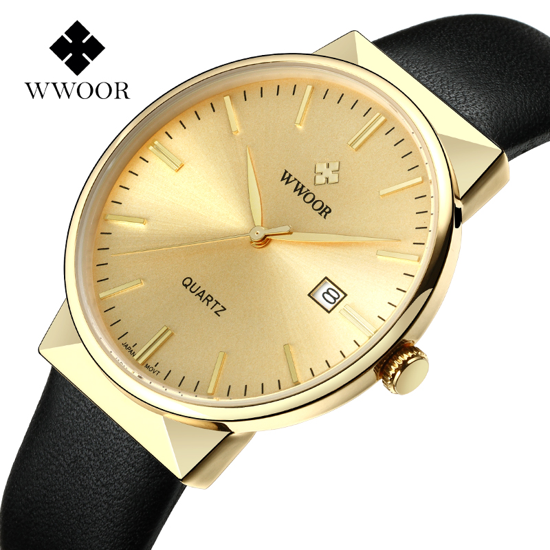 Luxury Watch All Black - WWOOR erkek Saatler Üst Marka Lüks