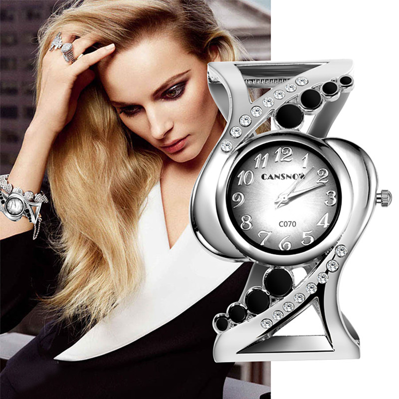 Luxury Watch For Girls - Kadınlar bilezik kol Saati kristal lüks