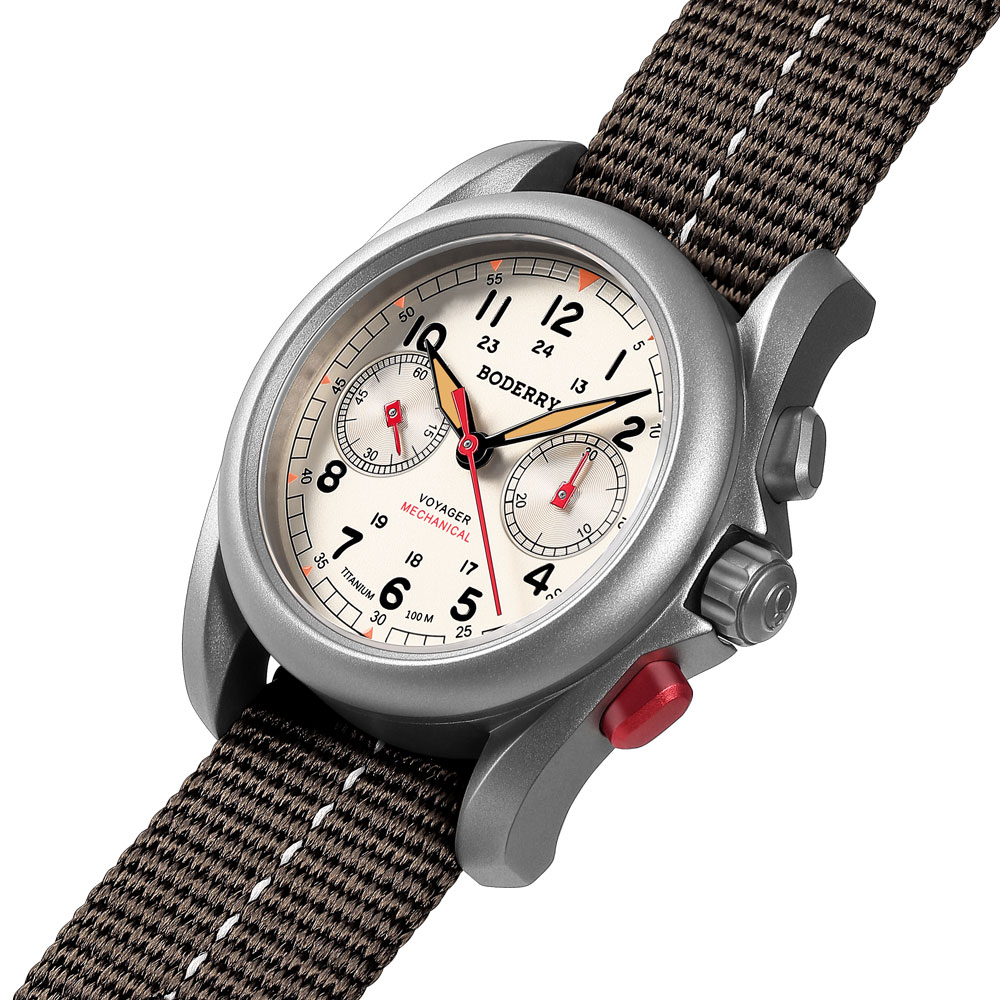 BODERRY erkek saha saatleri ti - Field Watch Military incelemesi ve fiyatı