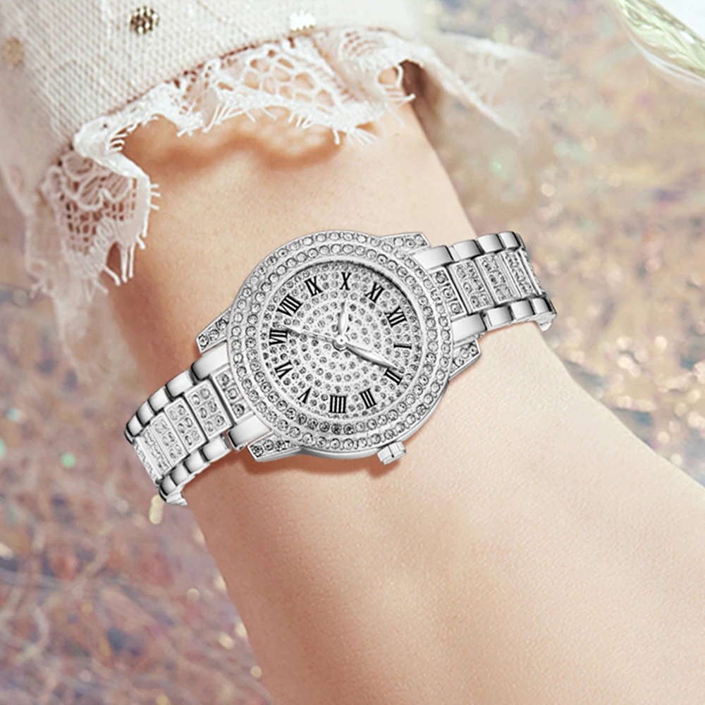 3 Parça Gümüş Alaşımlı Kordonl - Luxury Watch Gift For Her incelemesi ve fiyatı