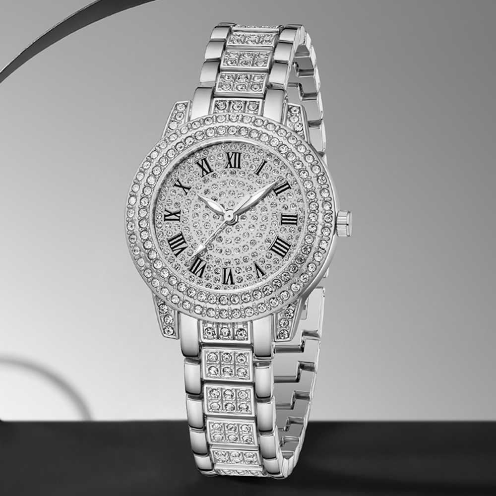 3 Parça Gümüş Alaşımlı Kordonl - Luxury Watch Gift For Her incelemesi ve fiyatı
