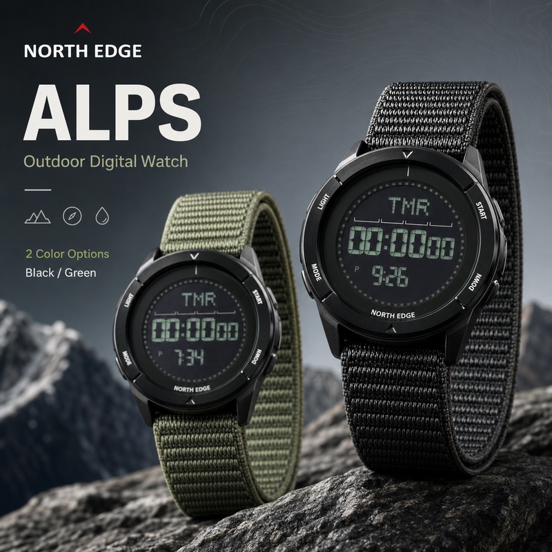 NEW NORTH EDGE Erkek Dijital S - Field Watch Military incelemesi ve fiyatı
