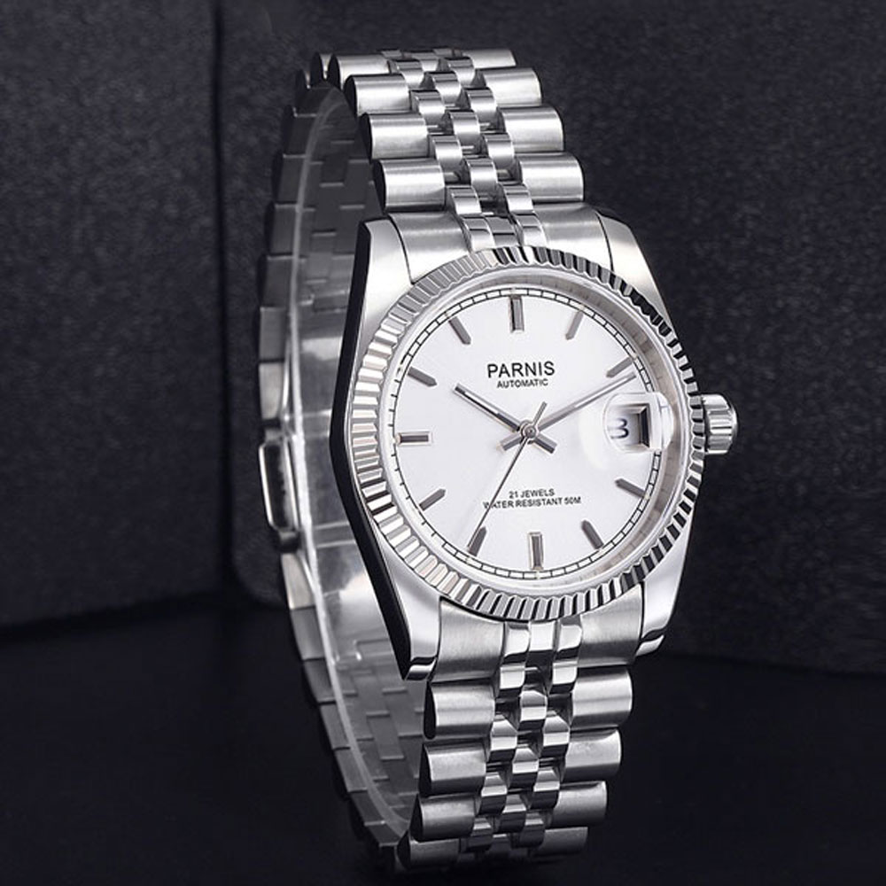Parnis 36mm Erkek Otomatik Saa - Luxury Watch All Black incelemesi ve fiyatı