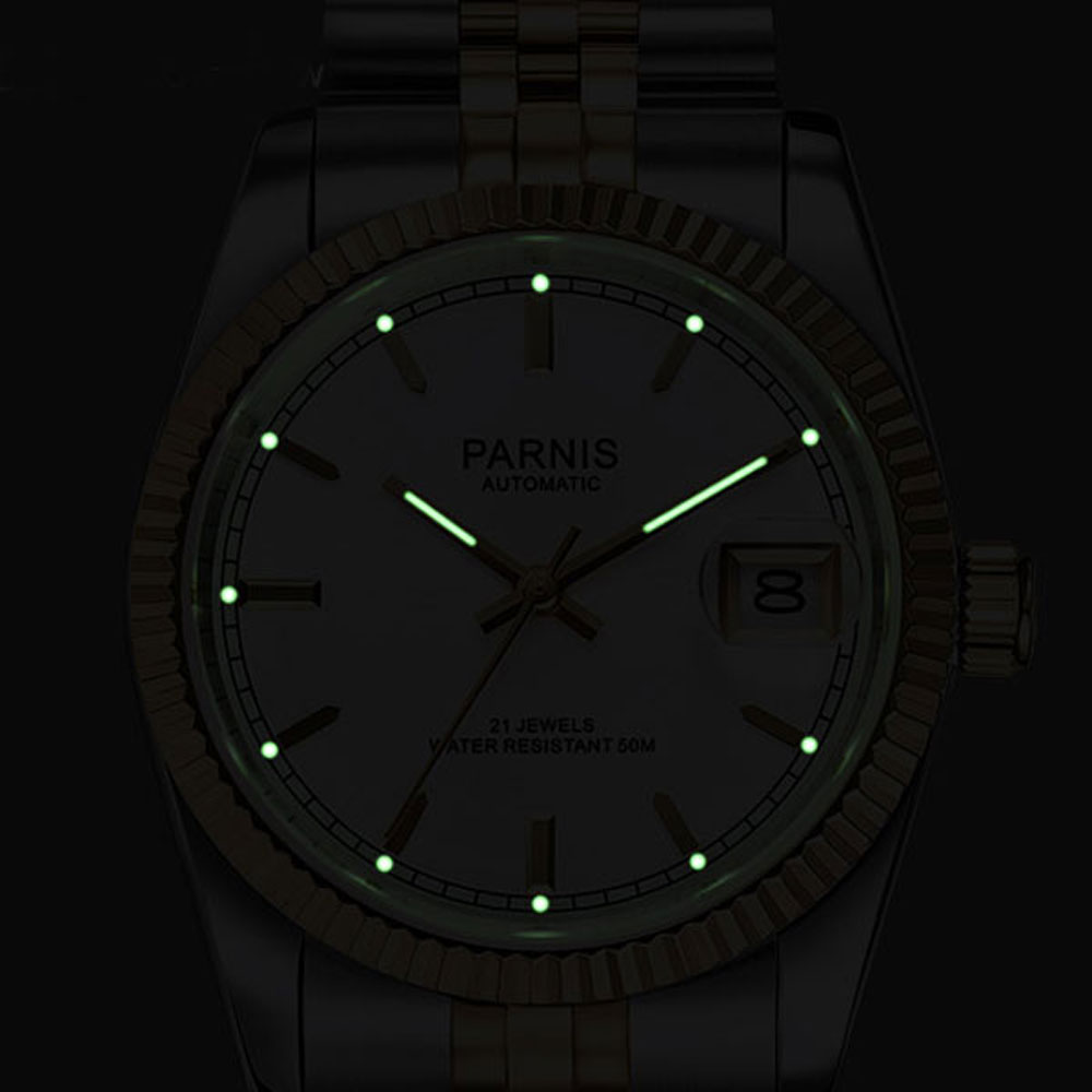 Parnis 36mm Erkek Otomatik Saa - Luxury Watch All Black incelemesi ve fiyatı