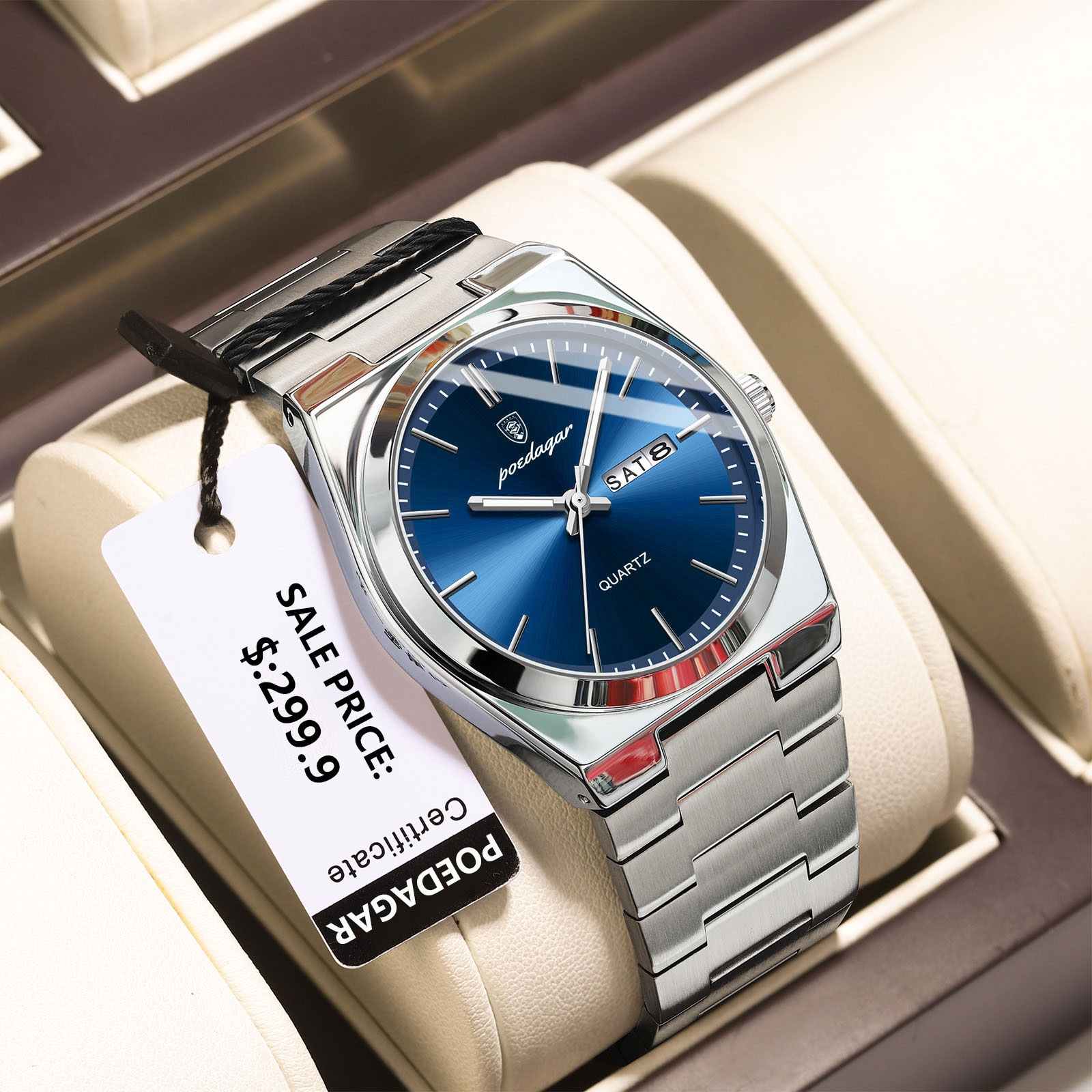 POEDAGAR Lüks Saatler Erkekler - Luxury Watch Cartier incelemesi ve fiyatı