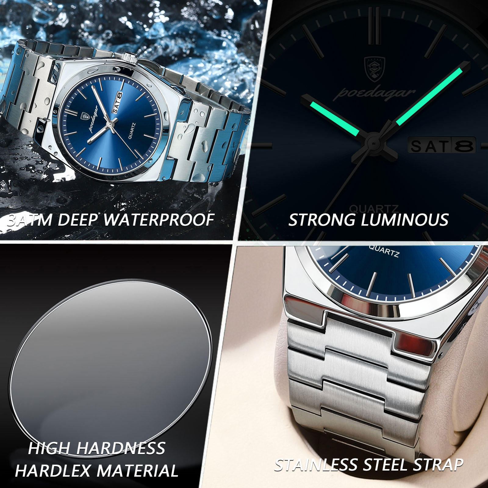 POEDAGAR Lüks Saatler Erkekler - Luxury Watch Cartier incelemesi ve fiyatı