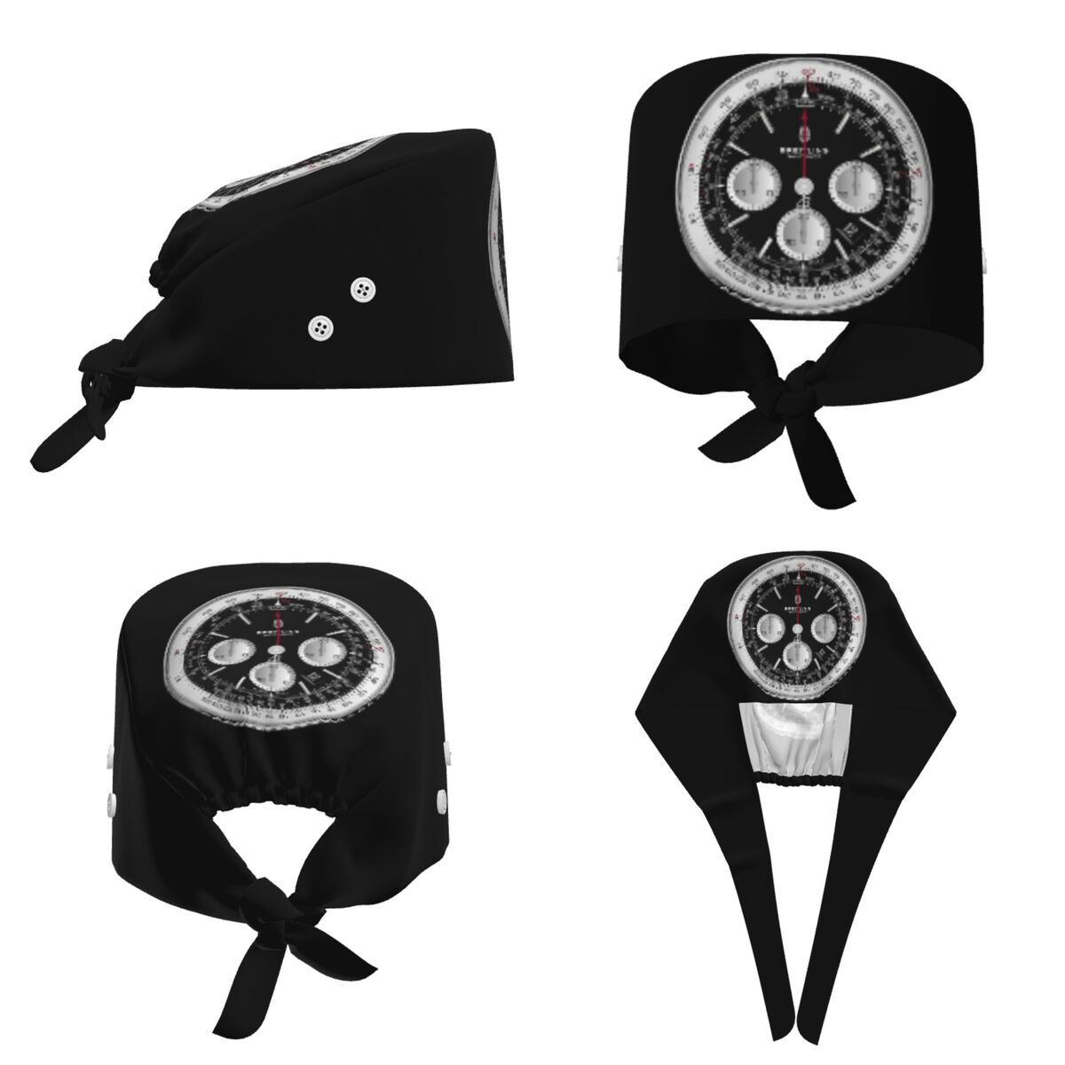 Siyah Lüks Saat Desenli Doktor - Luxury Watch Face incelemesi ve fiyatı
