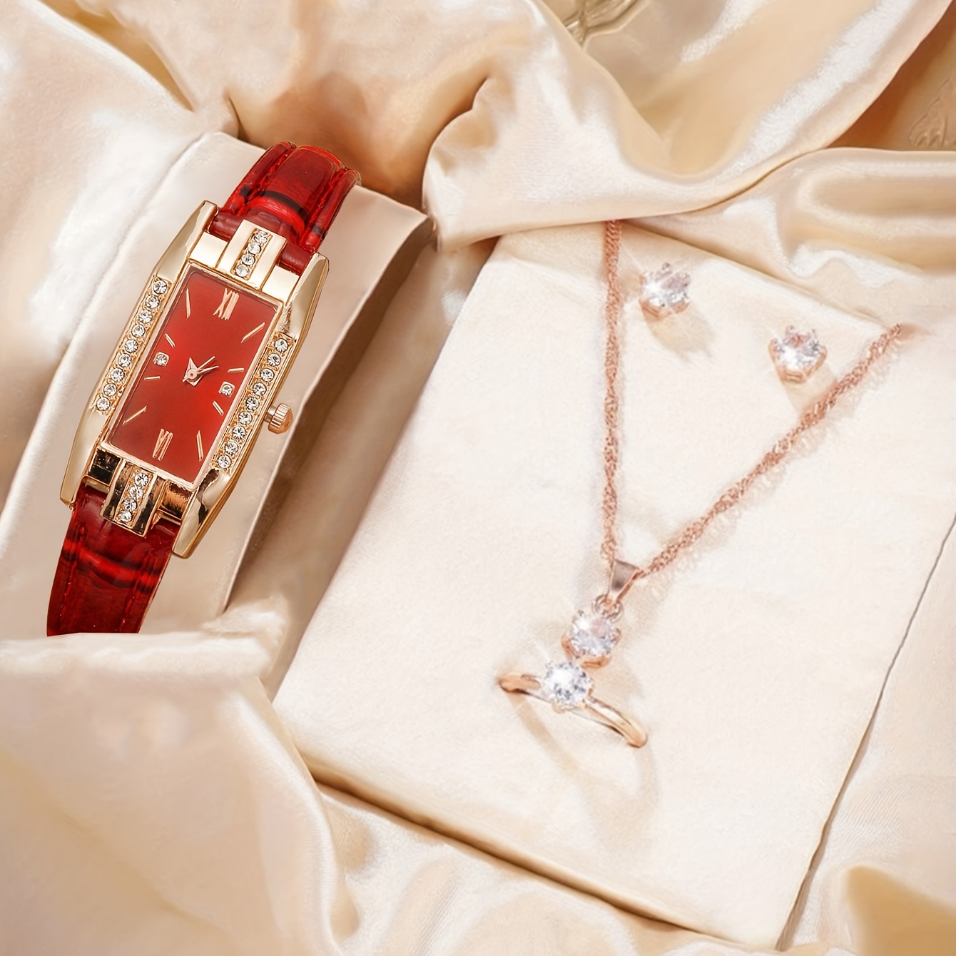 Lüks Rhinestone Kuvars Saat Ba - Luxury Watch Gift For Her incelemesi ve fiyatı