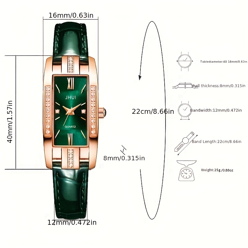 Lüks Rhinestone Kuvars Saat Ba - Luxury Watch Gift For Her incelemesi ve fiyatı