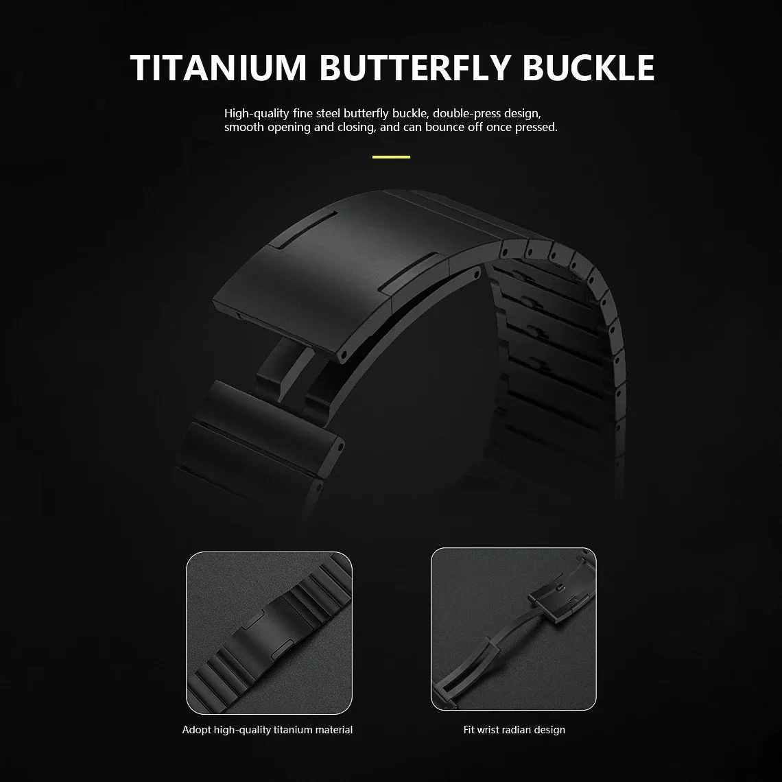 22mm Hızlı Fit Titanyum Metal  - Luxury Watch Galaxy incelemesi ve fiyatı