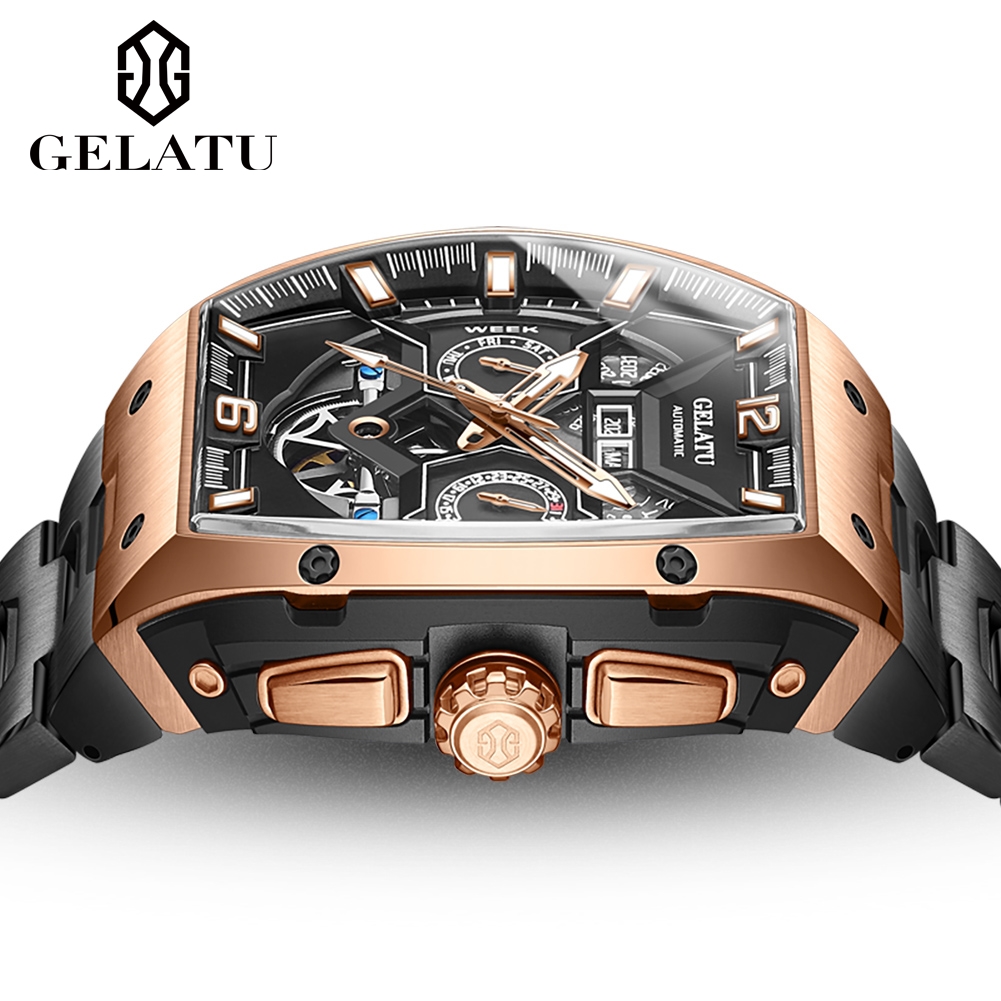 Reloj Hombre Saatler Erkek GEL - Luxury Watch All Black incelemesi ve fiyatı
