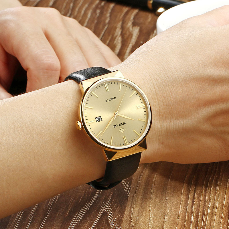WWOOR erkek Saatler Üst Marka  - Luxury Watch All Black incelemesi ve fiyatı