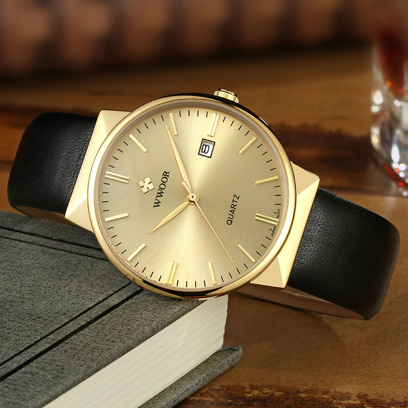 WWOOR erkek Saatler Üst Marka  - Luxury Watch All Black incelemesi ve fiyatı