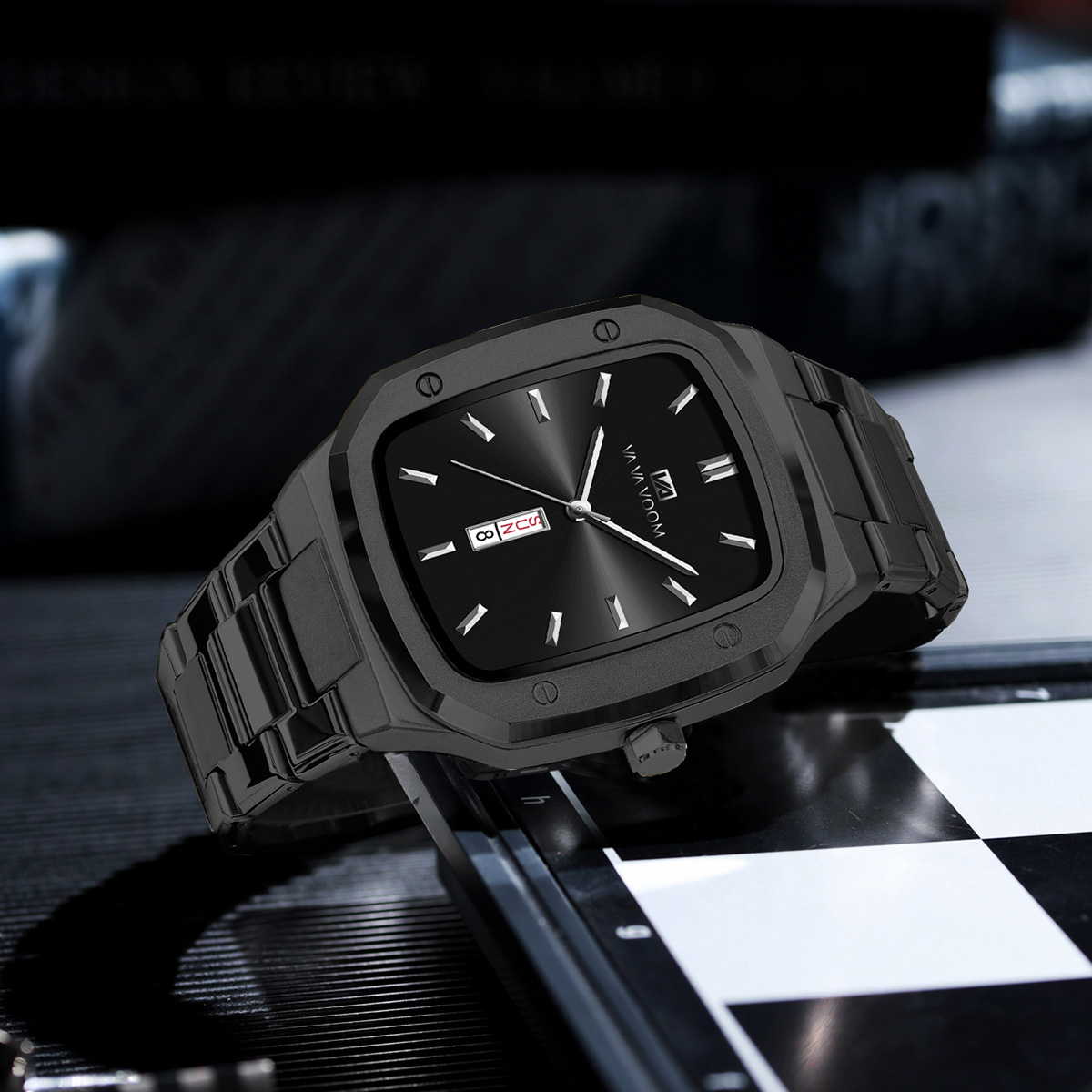 Yeni Hafta Kuvars Saat Erkekle - Luxury Watch All Black incelemesi ve fiyatı