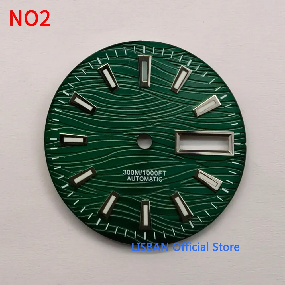 29mm Siyah Mavi Yeşil Gri Saat - Luxury Watch Face incelemesi ve fiyatı