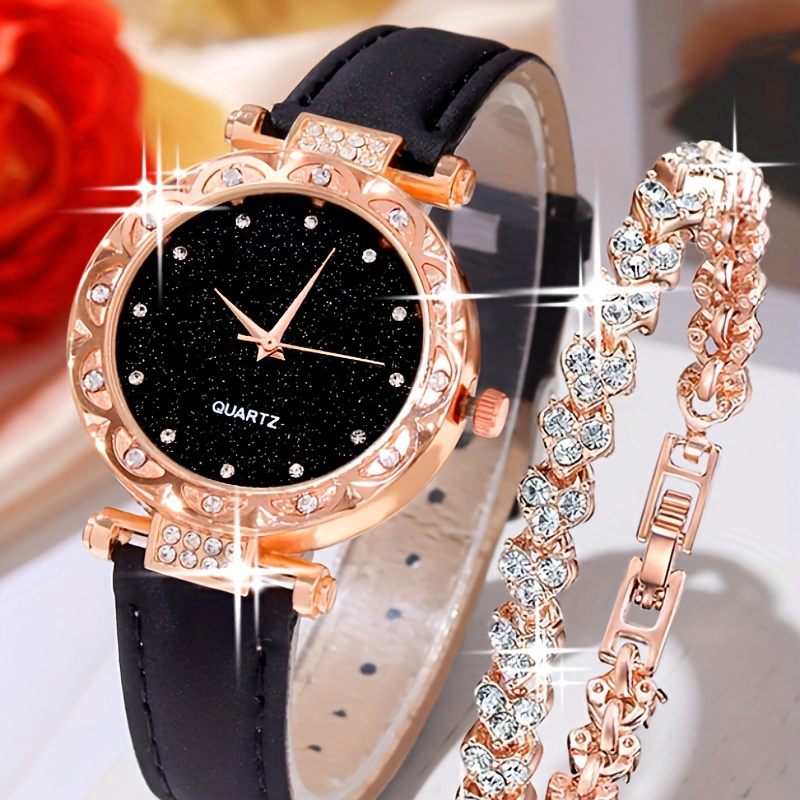 Starry Fashion Kuvars Saat Lük - Luxury Watch Gift For Her incelemesi ve fiyatı