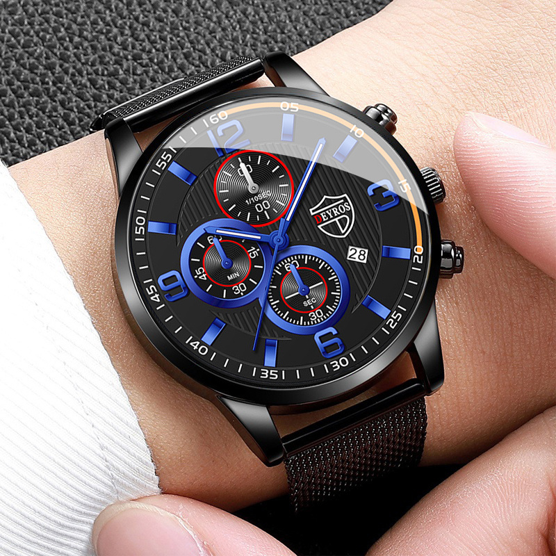 Lüks Erkek Kuvars Kol Saati, S - Luxury Watch All Black incelemesi ve fiyatı
