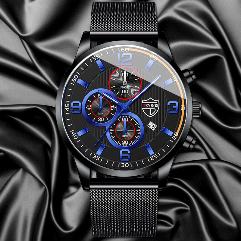 Lüks Erkek Kuvars Kol Saati, S - Luxury Watch All Black incelemesi ve fiyatı