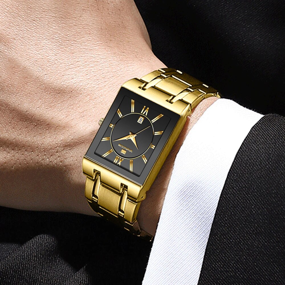 Erkekler İş Izle Basit Tasarım - Luxury Watch All Black incelemesi ve fiyatı